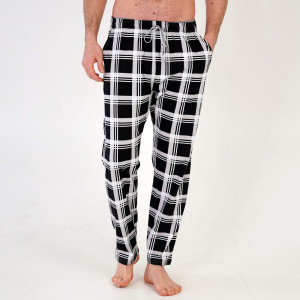 Pantaloni Pijama din Bumbac 100% Vienetta | MAN, Model 'Lounge'