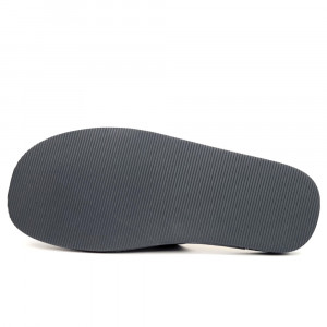 Papuci de Casa din Piele Imblaniti cu Lana Culoare Maro Model 'Tennessee' Gray