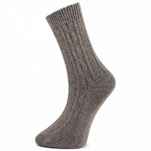 Pesail® Brand Thermal Wool Socks Model 'Modular View' Color Mouse Gray