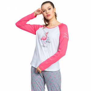 Pijamale Dama Vienetta Model 'My Sweety Dreams' Pink