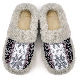 Sheep Wool Slippers Model 'Maramureș - Plai Străbun' | Authentic Warmth