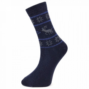Șosete din Lână de Alpaka Set 3 Perechi Model 'Lapland Night'