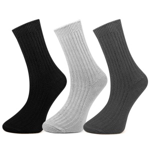Șosete din Lână de Alpaka Set 3 Perechi | Model 'Wool Crafted', Confort și Rafinament