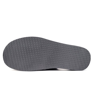 Papuci de Casă din Postav Model Summer Vogue Gray. Prezentare talpă papuci de casa.