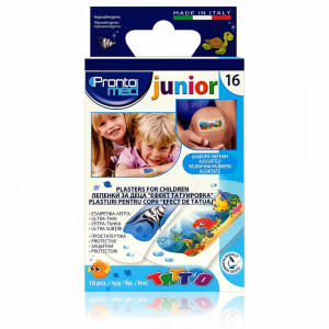 Ultra Thin Tattoo Effect Children's Patches Dermatologically Tested B3839, 16 Pcs