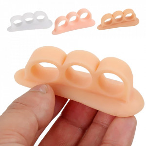 Dispozitiv Separator si Corectie pentru 3 Degete Picioare Unisex Set 2 Bucati