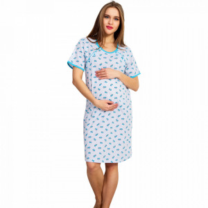 Vienetta Maternity and Nursing Shirt, 'Precious Eyes'