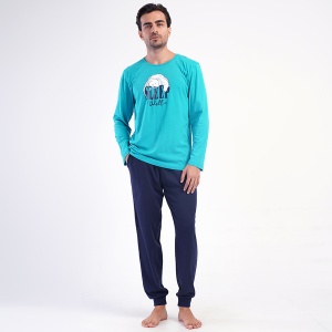 Vienetta Men's Pajamas | MAN Model 'Sleep Well' | Deep Sleep and Maximum Comfort