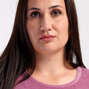 Pijama Dama din Soft Velur Mărimi Mari, Vienetta Model 'Shine' - Prezentare model.