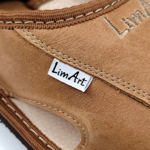 Papuci de Casa din Piele cu Talpa Groasa Culoare Maro, Model 'Luxury Man' 