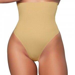 Chilot Modelator Invizibil Model Tanga Blue Rose Culoare Crem Nud