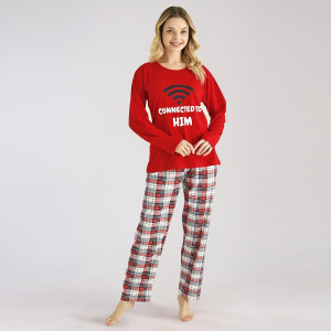 Comfortable Women's Pajamas Brand Serena Model 'Connected To Him'