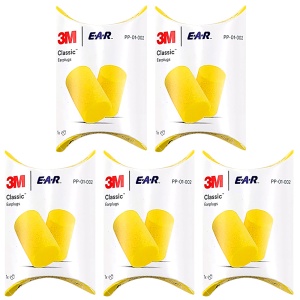 Cuffie antirumore 3M, 5 set, EAR CLASSIC EN 352-2, 2 pezzi/set
