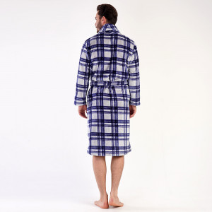 Halat Barbati Extra Soft Vienetta | MAN Model 'Azure Plaid'