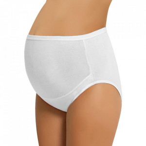 NBB Lingerie Prenatal Pregnancy Pantyhose, 95% Cotton, White