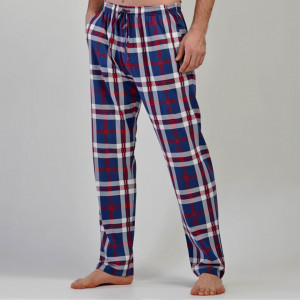 Pantaloni Pijama din Bumbac 100% Vienetta | MAN, Model 'College'