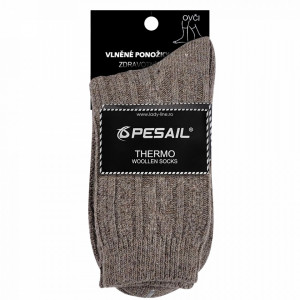 Sosete Termo din Lână Marca Pesail® Model 'Modular View' Culoare Mouse Gray