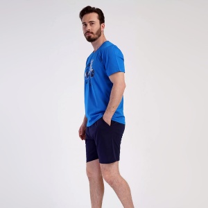 Pijama Barbati Vienetta | MAN Model 'I Can and I Will' | Motivație și Stil pentru Nopțile Tale. Prezentare din lateral!