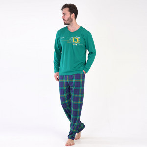 Pijamale Barbati Marimi Mari Vienetta|MAN, Model 'Think Outside the Box' Green