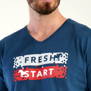 Pijamale Barbati Pantalon Scurt Vienetta | MAN Model 'Fresh Start'