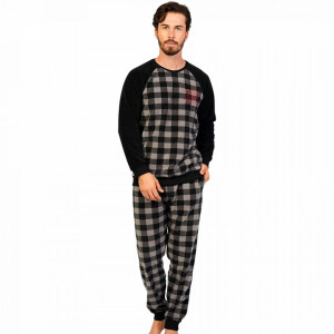 Pijamale Calduroase Barbati din Polar Flece Gazzaz by Vienetta Model 'Brooklyn 10'