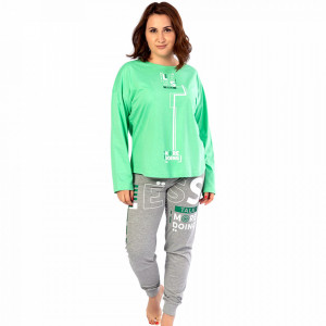 Pijamale Confortabile Dama Marimi Mari Vienetta Model 'Less Talk'
