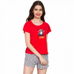 Pijamale Dama Vienetta 'WeekEND' Red