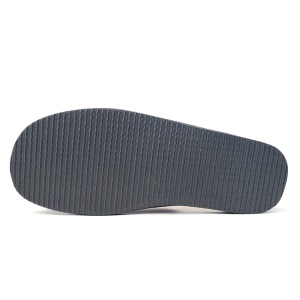 Papuci de Casă Plușați Îmblăniți cu Lână, Model 'Soft & Strong' Classic Gray - Prezentare talp[ papuci.