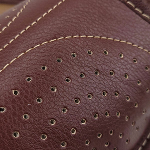 Papuci de Casa Imblaniti cu Lana de Oaie Culoare Maro Model Regalia Reddish