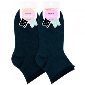 Șosete Bumbac Fară Compresie pe Picior Set 2 Perechi Model 'Harmony' Dark Green