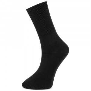Sosete Fara Compresie pentru Barbati Set 2 Perechi Model 'Safe Feet in Black'