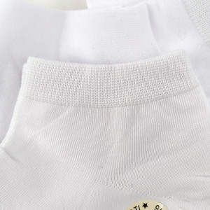 Sosete Glezna Barbati Set 4 Perechi Fara Cusatura Culoare Alb Model 'Boston White'