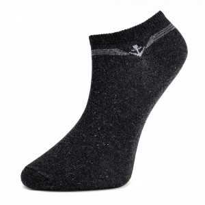 Sosete Scurte Barbati Model 'Anchor' Dark Gray Brand Sookswear Culoare Gri Inchis