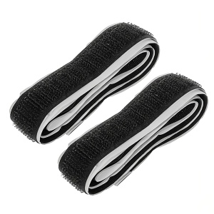 Banda Adezivă cu Scai (Arici) Mărime 1m x 2cm | Fixare Versatilă și Ușoară | Negru