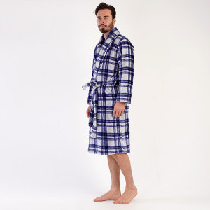 Halat Barbati Extra Soft Vienetta | MAN Model 'Azure Plaid'
