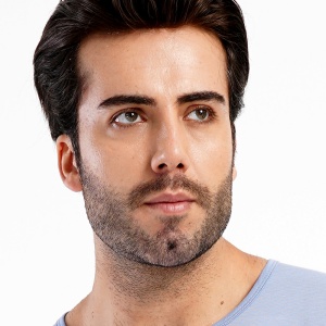 Pijamale Bărbați din Bumbac 100% Vienetta | MAN Model 'Hope Dream Future' Blue. Prezentare model.