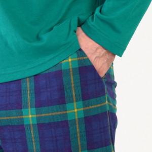 Pijamale Barbati Marimi Mari Vienetta|MAN, Model 'Think Outside the Box' Green