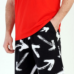 Pijamale Barbati Pantalon Scurt Vienetta | MAN Model 'Free and Original' Red