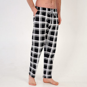 Pantaloni Pijama din Bumbac 100% Vienetta | MAN, Model 'Lounge'