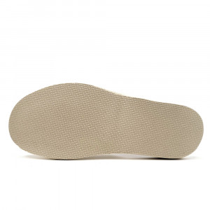 Papuci de Casa din Piele Culoare Alb, Model 'Akna Rogue'