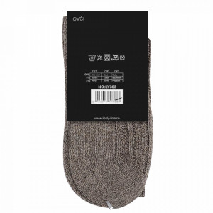 Sosete Termo din Lână Marca Pesail® Model 'Modular View' Culoare Mouse Gray