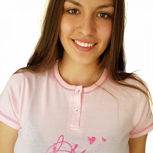 Pigiama da donna a maniche corte e pantaloni, Senso, modello Be Lovely - Img 4