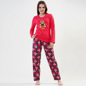 Pijama Vatuita la Interior din Bumbac, Brand Vienetta, Model 'Belive Your Inner Power'