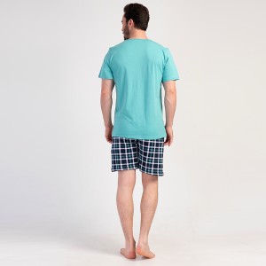 Pijamale Barbati cu Pantalon Scurt Vienetta | MAN Model 'No Rules Off Road'
