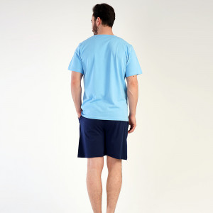 Pijamale Barbati Pantalon Scurt Vienetta | MAN Model 'Never Give Up'