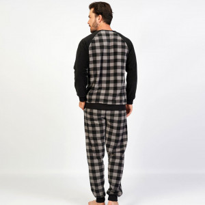 Pijamale Calduroase Barbati din Polar Flece Gazzaz by Vienetta Model 'Brooklyn 10'