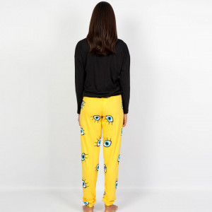 Pijamale Confortabile Dama Vienetta din Bumbac Model 'I See You Blue' 👁️‍🗨️