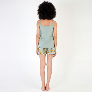 Pijamale cu Maieu Vienetta Model 'Be the Sun Shine' Herbal Garden