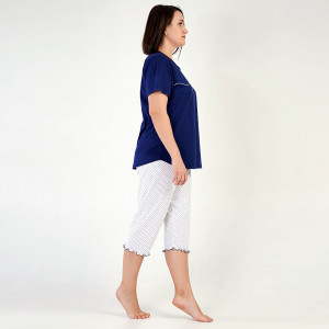Pijamale Dama Marimi Mari Vienetta Model 'Forever' Blue