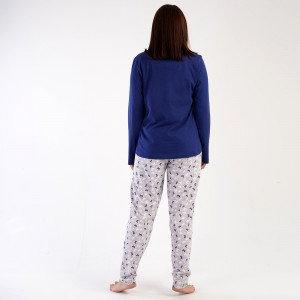 Pijamale Marimi Mari Vienetta, Model 'Chose to Shine' Blue